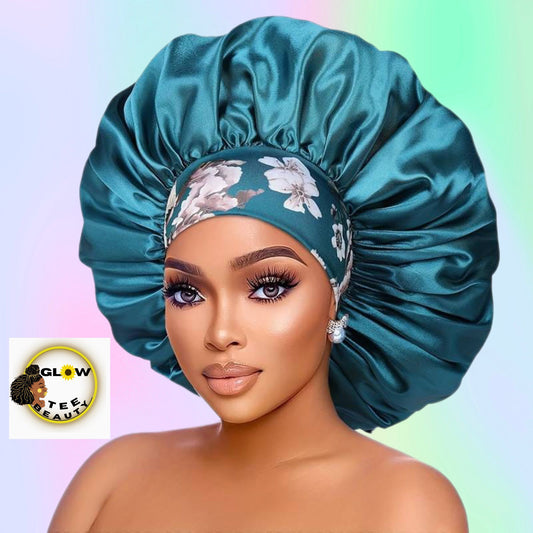 HI QING Large satin bonnet  Haircare Comfort